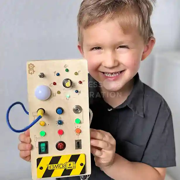 Montessori Wooden Switch Board