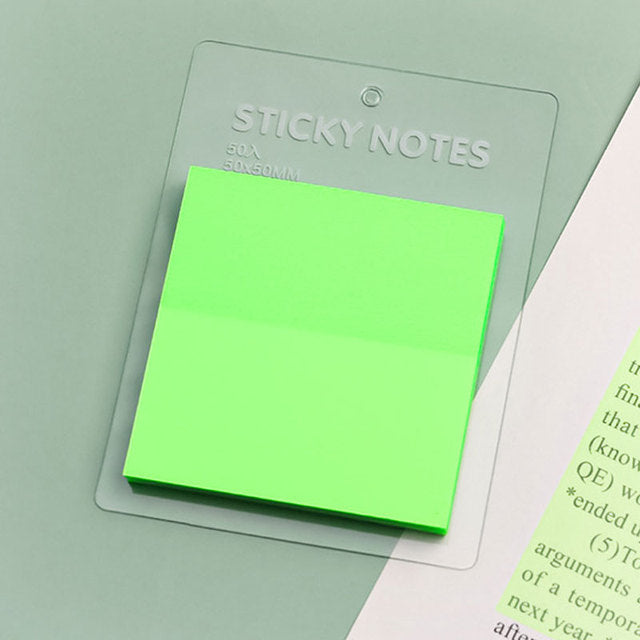 Transparent Sticky Notes for Highlight and Marking