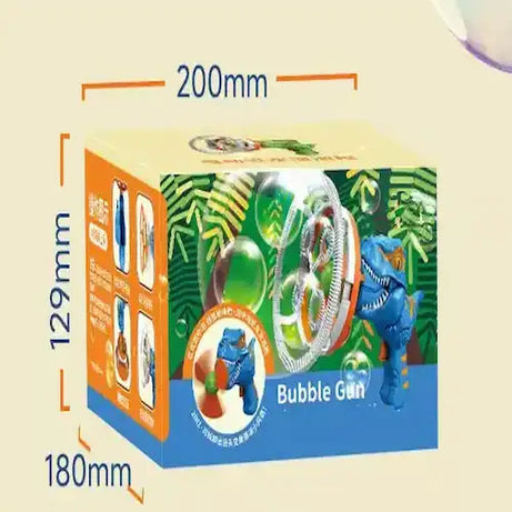🦖Dinosaur Bubble Machine with Bubble Solution - Rechargeable - (Usb Charger with 3 x batteries)
