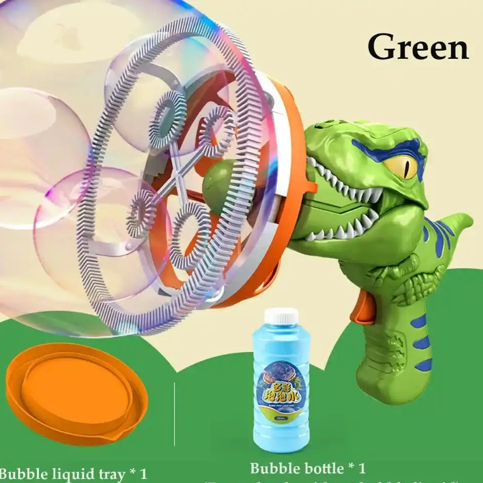 🦖Dinosaur Bubble Machine with Bubble Solution - Rechargeable - (Usb Charger with 3 x batteries)
