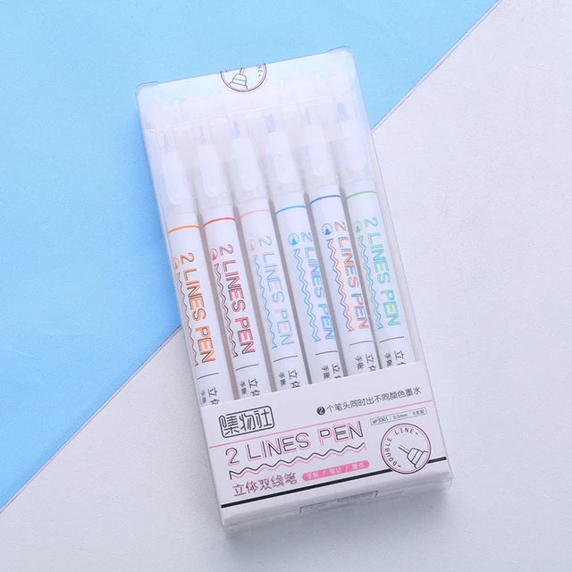 3-D Two Line Drawing Pens