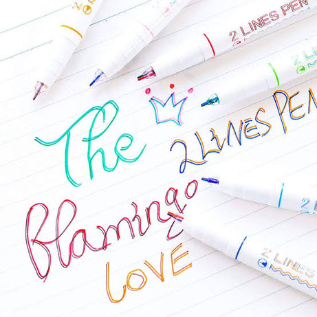 3-D Two Line Drawing Pens