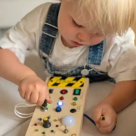 Montessori Wooden Switch Board