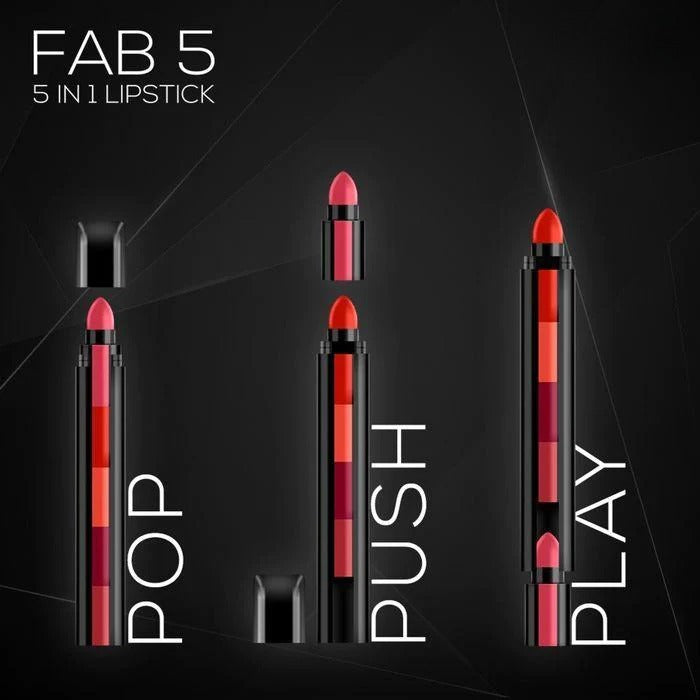 Fabulous 5 in 1 Matte Lipstick (Buy 1 Get 1 Free)