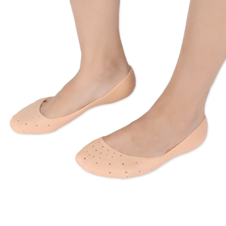 Soft Silicone Moisturizing Gel Socks 2Pcs Set