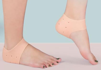 Soft Silicone Moisturizing Gel Socks 2Pcs Set