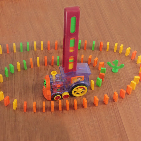 Domino Train Toy Set with 83 Pieces