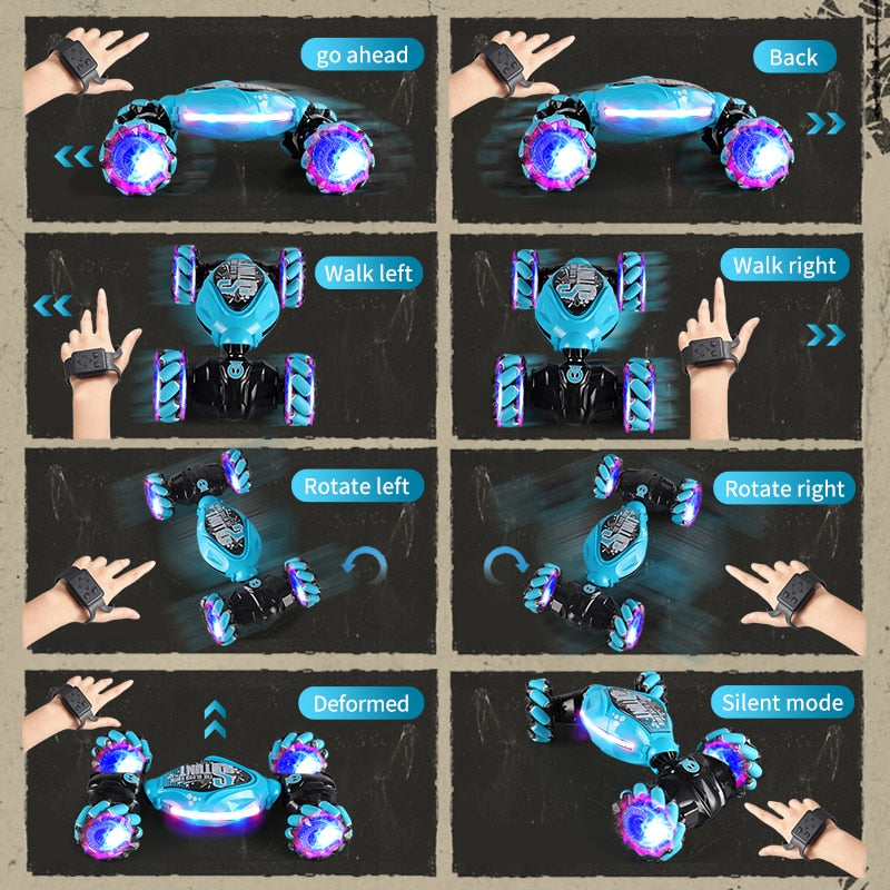 Gesture Sensing RC Stunt Car With Light & Music™